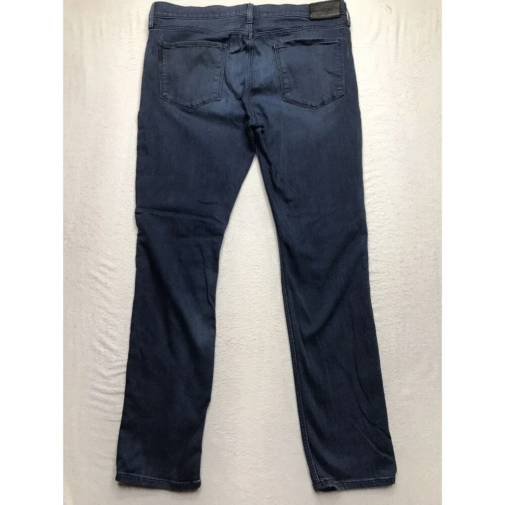 PAIGE Federal Jeans Men 36 (38x33 fit) Dark Whisker Wash Stretch Denim